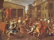 Nicolas Poussin The Rape of the Sabines (mk05) Sweden oil painting artist